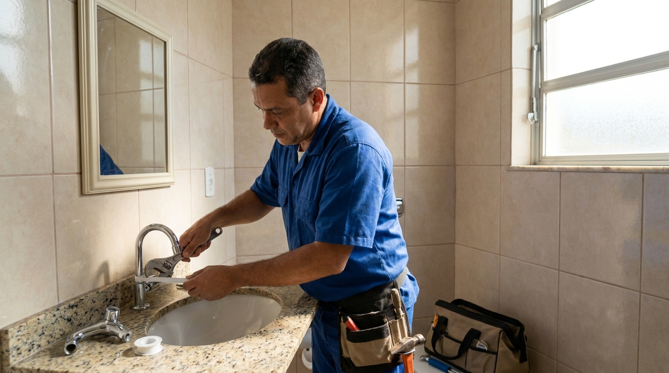 Ajustes em Torneiras no Passa Vinte, Palhoça‑SC