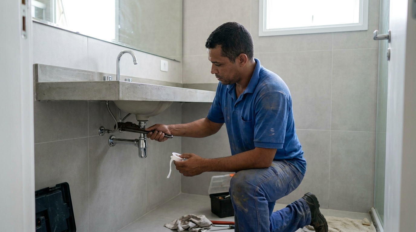 Instalação de Modelo Novo no Passa Vinte, Palhoça‑SC