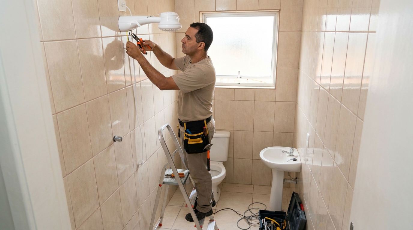 Troca de Resistência no Centro, Palhoça‑SC